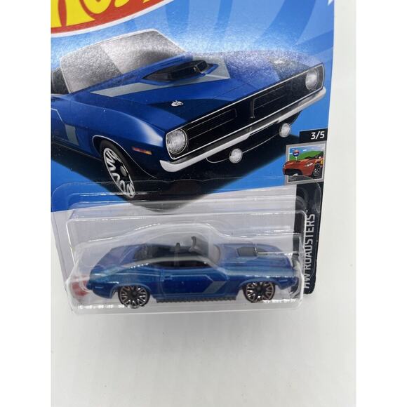 HOT WHEELS 20/250 ‘70 Plymouth Barracuda HW ROADSTERS 3/5 DIECAST CAR - Picture 2 of 5